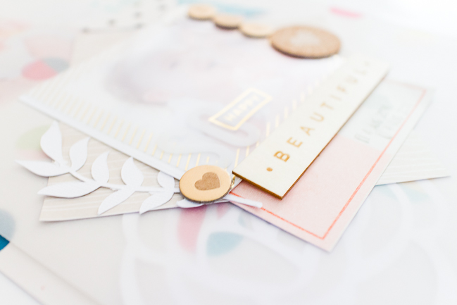 a vellum Photo layout with the Shimelle Collection: A Scrapbooking tutorial by Erin Stewart @ shimelle.com