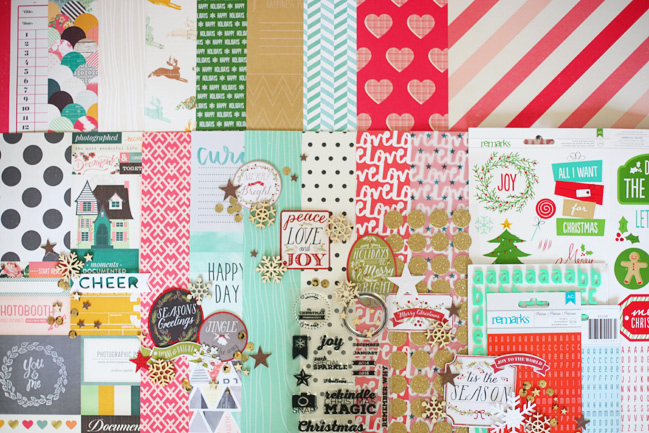 Christmas in a Box scrapbooking kit for 2014 @ shimelle.com