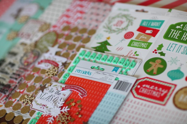 Christmas in a Box scrapbooking kit for 2014 @ shimelle.com