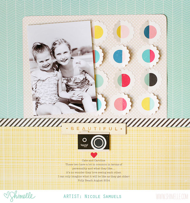 scrapbook page by Nicole Samuels @ shimelle.com