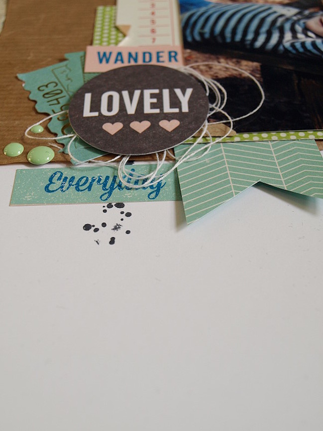 scrapbook page by jana @ shimelle.com