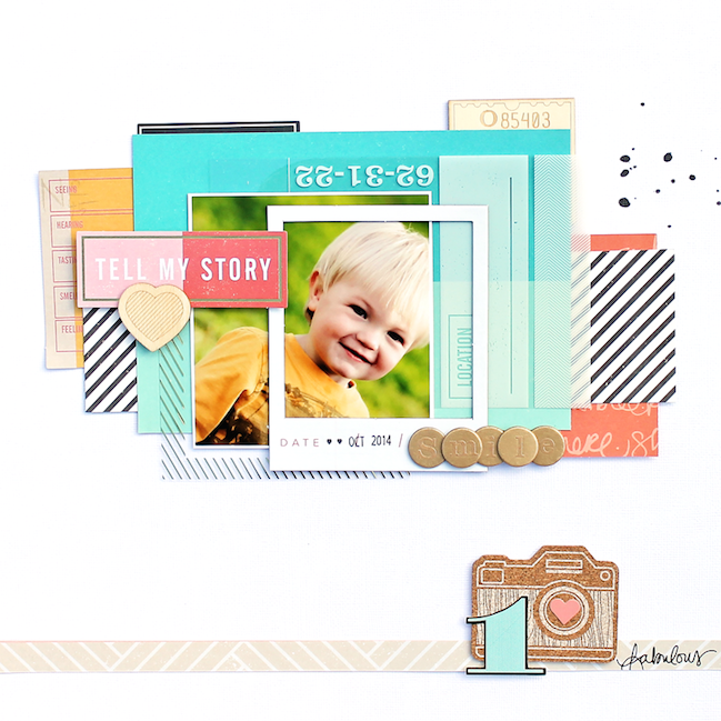 five ideas with photo overlays by Angie Gutshall @ shimelle.com