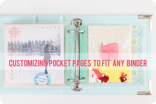 custom pocket pages tutorial with carrie elias @ shimelle.com