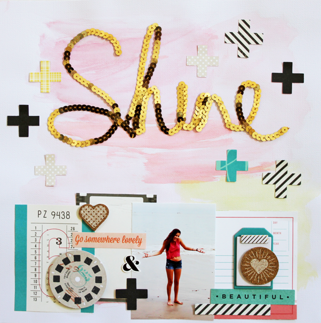 five idea for scrapbooking with creative titles by gina lideros @ shimelle.com