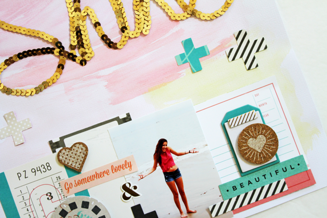 five idea for scrapbooking with creative titles by gina lideros @ shimelle.com