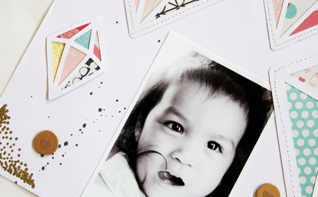 five idea for scrapbooking with creative titles by gina lideros @ shimelle.com