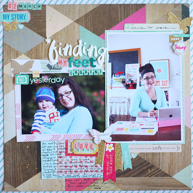 scrapbook page by shimelle laine @ shimelle.com