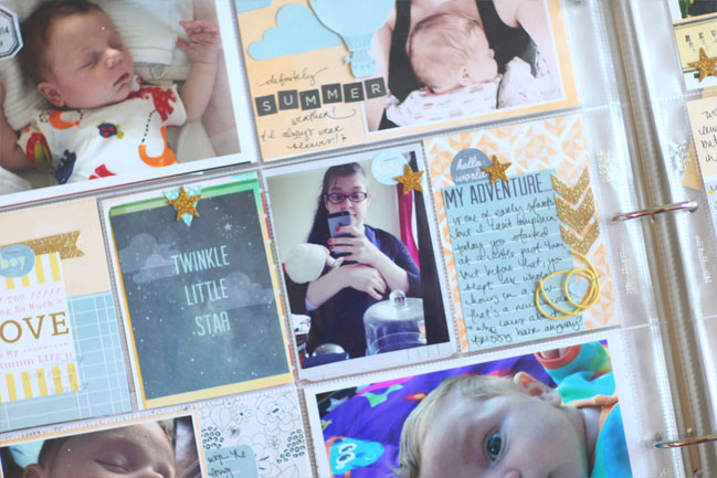 project life baby scrapbook by shimelle laine @ shimelle.com