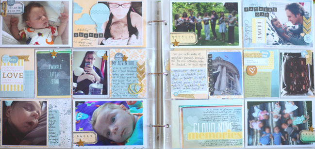 project life baby scrapbook by shimelle laine @ shimelle.com