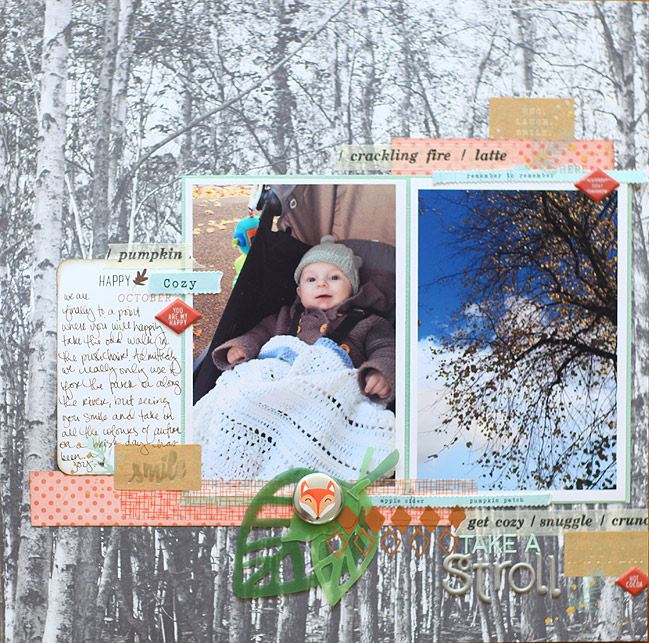 scrapbook page by shimelle laine @ shimelle.com * post includes video