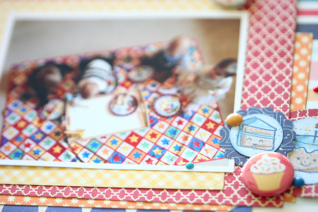 scrapbook page by shimelle laine @ shimelle.com - process video in post