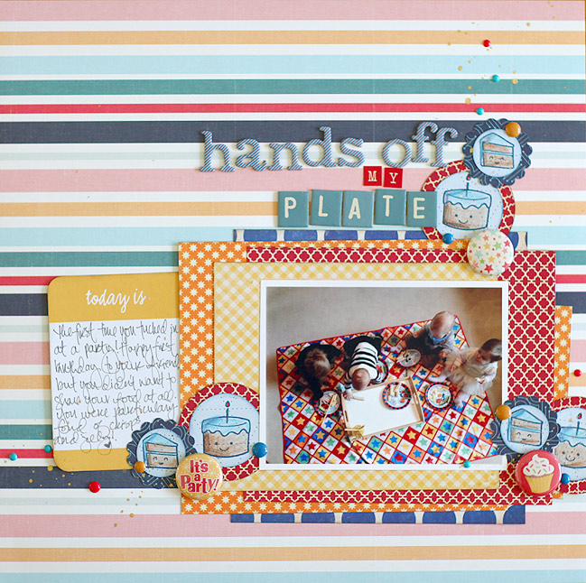 scrapbook page by shimelle laine @ shimelle.com - process video in post