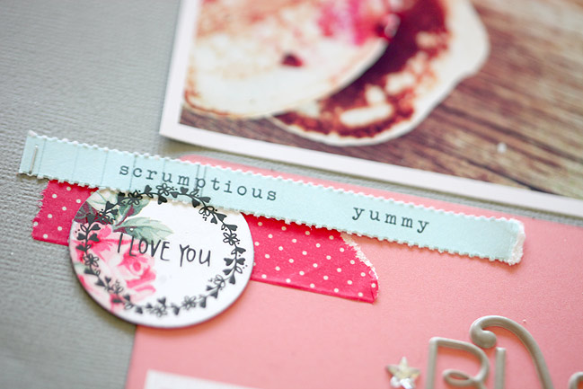 Thoughts on nearing the end of a scrapbooking kit @ shimelle.com