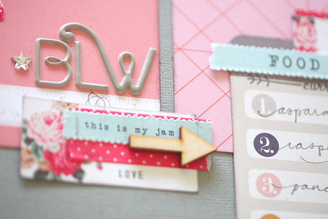 Thoughts on nearing the end of a scrapbooking kit @ shimelle.com