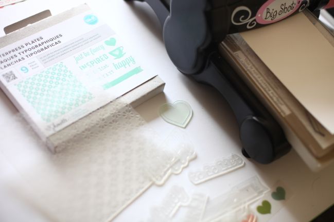 how to use letterpress plates with the big shot @ shimelle.com