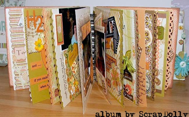 finished scrapbook by ScrapDolly