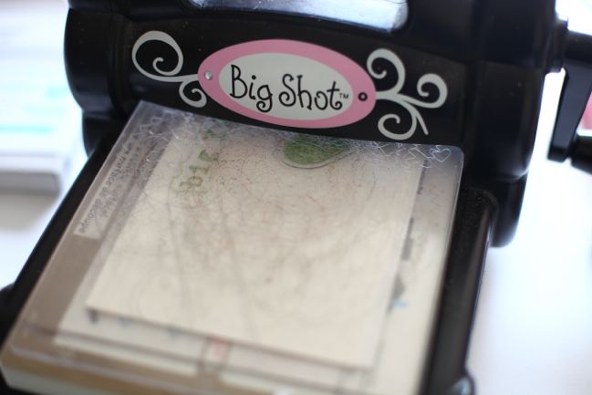 how to use letterpress plates with the big shot @ shimelle.com