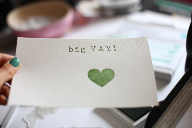 how to use letterpress plates with the big shot @ shimelle.com