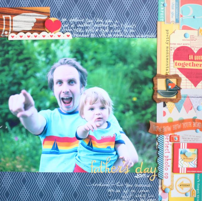 scrapbook page by shimelle laine @ shimelle.com - process video in post