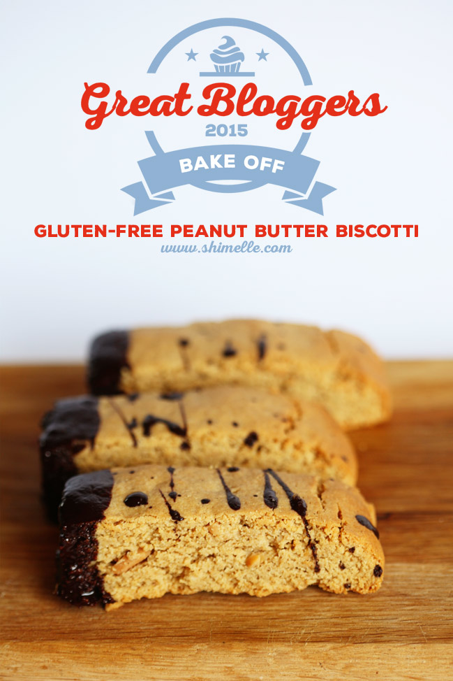 Gluten-free Peanut Butter & Chocolate Biscotti - inspired by the Bake Off! @ shimelle.com