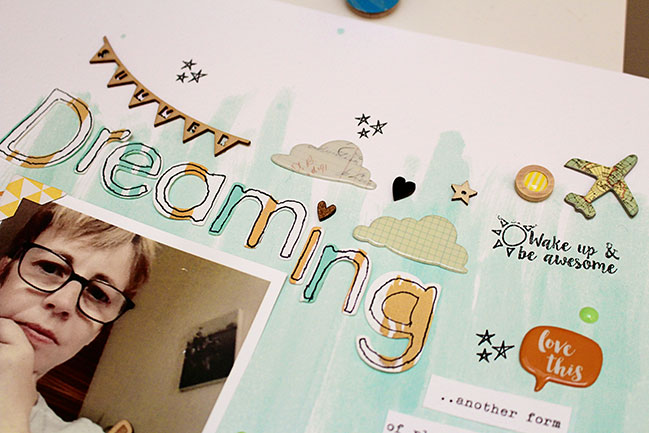 Inspired to Scrapbook with Mists by Sian Fair @ shimelle.com