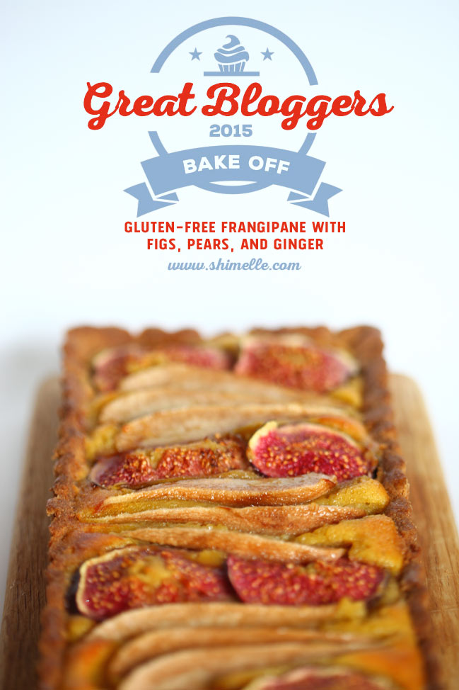 Gluten-Free Frangipane with Figs, Pears, and Ginger - inspired by the Bake Off #gbbo @ shimelle.com