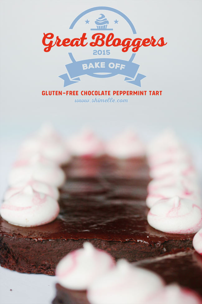 Gluten-Free Chocolate Peppermint Tart - Inspired by the Bake Off #gbbo @ shimelle.com