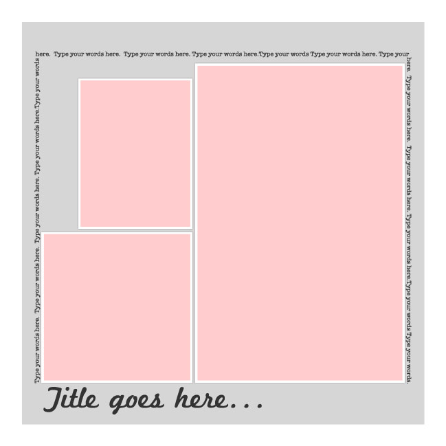 free digital page template to download