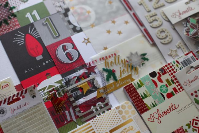 Christmas in a Box 2015 scrapbooking kit @ shimelle.com