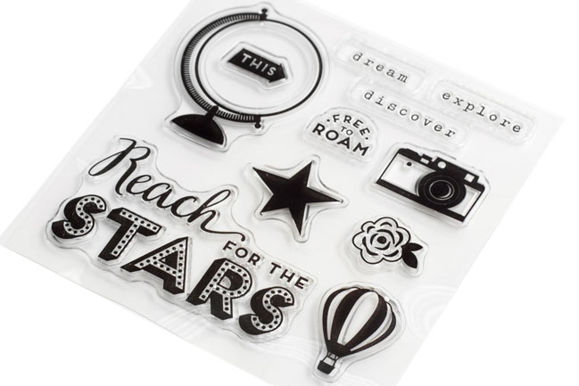 clear stamps - Starshine Scrapbooking Collection from Shimelle & American Crafts @ shimelle.com