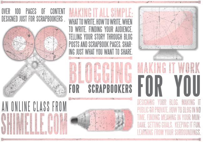 online scrapbooking class :: blogging for scrapbookers