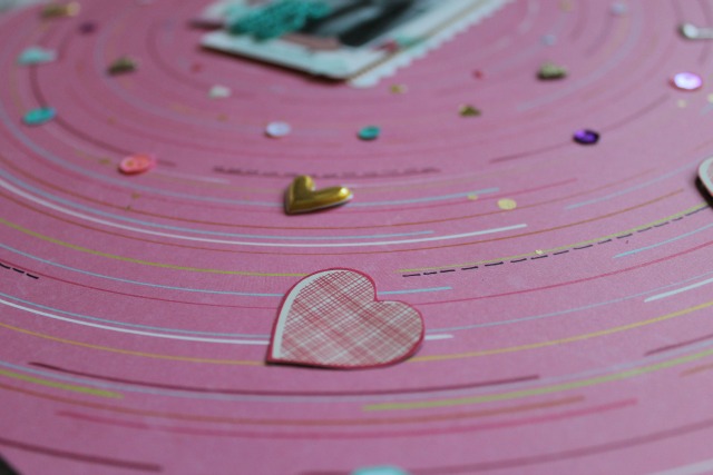 weekly challenge: scrapbook with hearts @ shimelle.com // layout by chloe murray