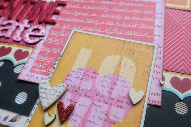 scrapbooking with pink AND red @ shimelle.com
