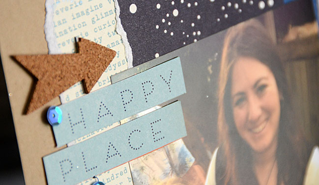weekly challenge: mix old scrapbooking stash with new favourites @ shimelle.com // layout by May Flaum