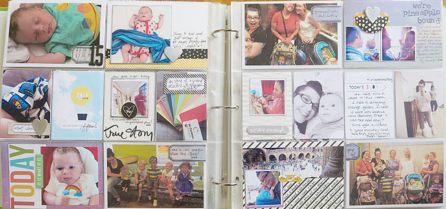 Project Life Baby Scrapbook by Shimelle Laine