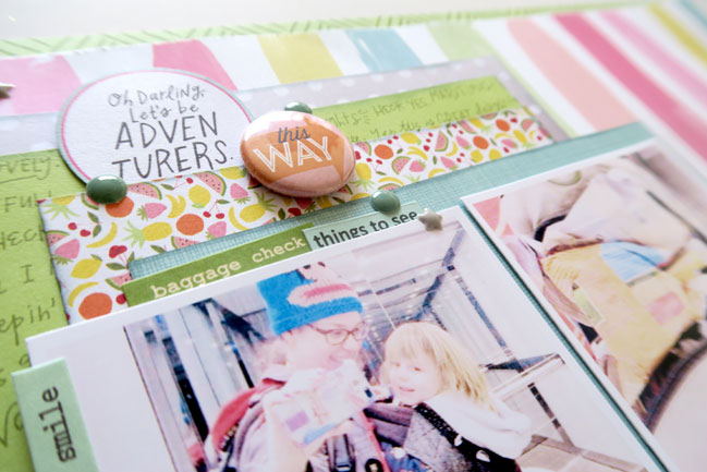 scrapbooking photos edited on your phone - layout by shimelle laine