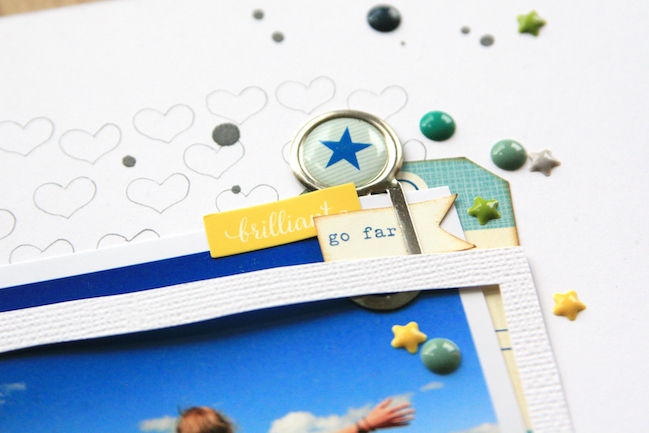 scrapbooking with more photos // scrapbook page by kirsty smith