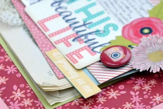 how to incorporate books into your crafting @ shimelle.com // layout by sheena rowlands