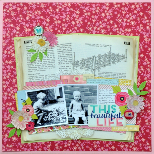 how to incorporate books into your crafting @ shimelle.com // layout by sheena rowlands