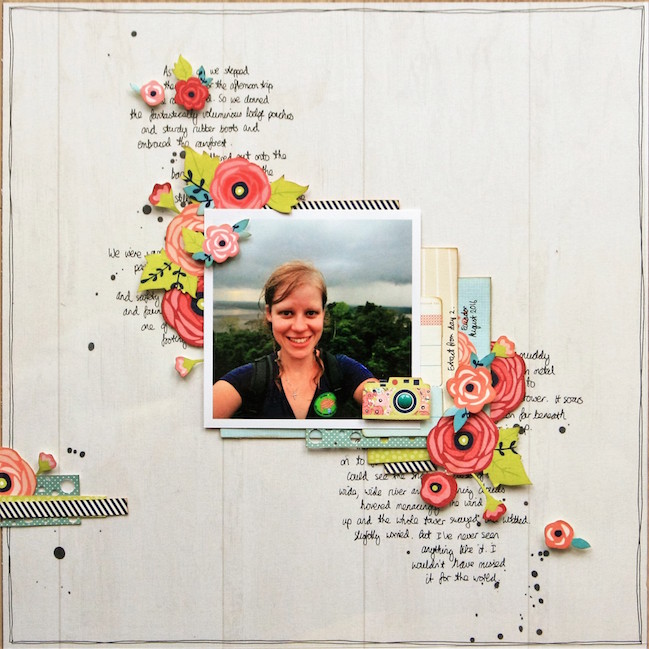 layers of a story: creating an interactive page // scrapbook page by Kirsty Smith