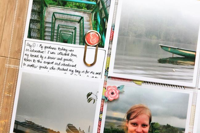 layers of a story: creating an interactive page // scrapbook page by Kirsty Smith