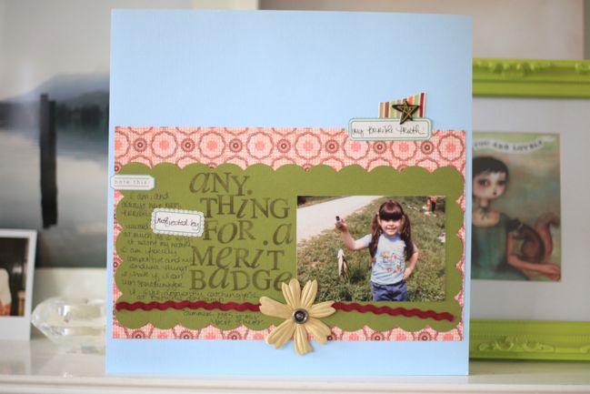 scrapbook page
