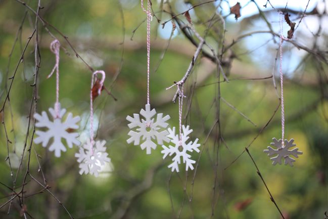 chipboard snowflakes