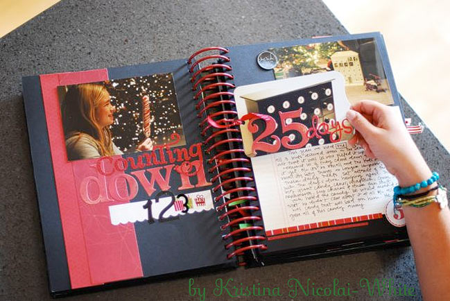 christmas scrapbook by Kristina