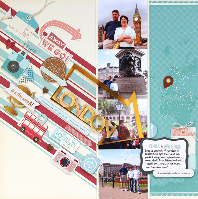 Creating Movement in Scrapbooking Layouts