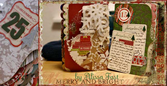 christmas scrapbook by Alissa