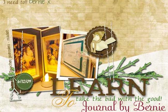 digital Christmas scrapbook by Bernie