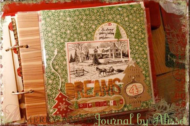 Christmas scrapbook by Alissa