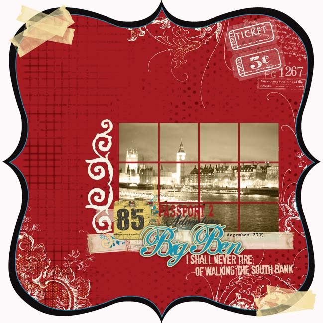 digital scrapbook page digital scrapbook page