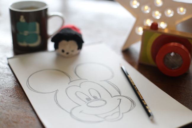 mickey mouse sketch